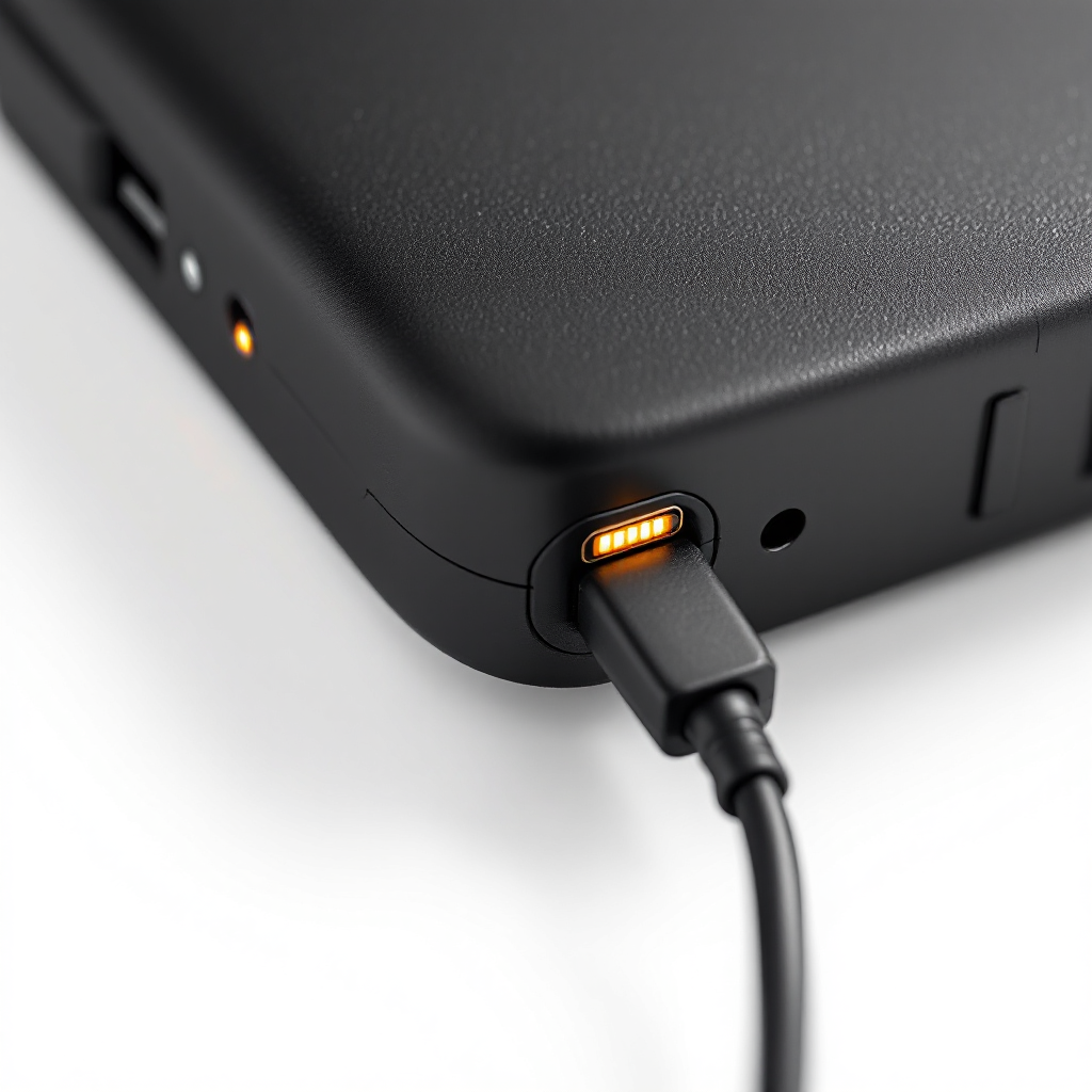 USB-C port detail